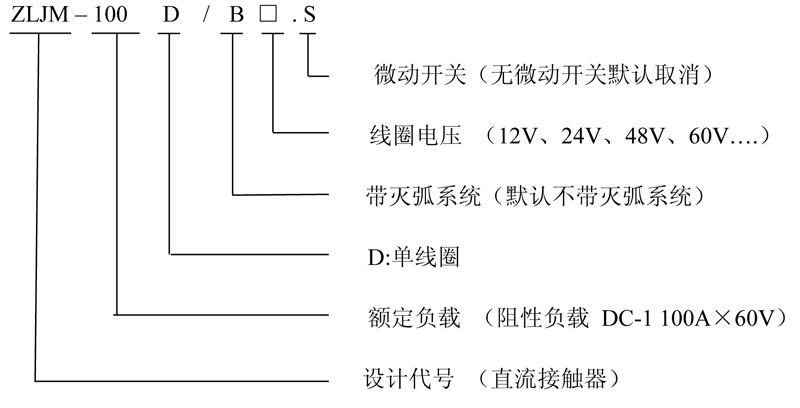 直流接触器ZLJM-100D